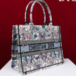 Christian Dior Medium Dior Book Tote M1286 White